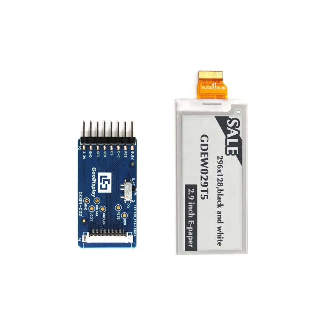 2 9 дюймовый дисплей E Ink для 296X128 Epaper Display с EPD HAT|display| |