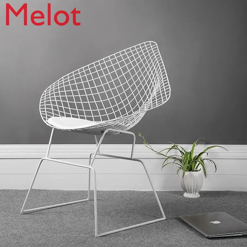European-Style Iron Couch Outdoor Casual Metal Designer Chair Simple Hollow Wire Mesh Chair Creative Armchair Quality Durable
European-Style Iron Couch Outdoor Casual Metal Designer Chair Simple Hollow Wire Mesh Chair Creative Armchair Quality Durable