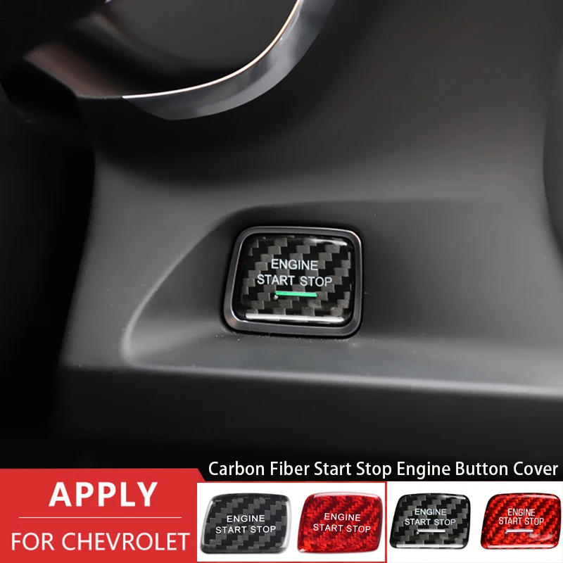 Carbon Fiber For Chevrolet Corvette Camaro Accessories Car Engine Start Stop Button Ignition Device Cover Car Interior Sticker
Carbon Fiber For Chevrolet Corvette Camaro Accessories Car Engine Start Stop Button Ignition Device Cover Car Interior Sticker
