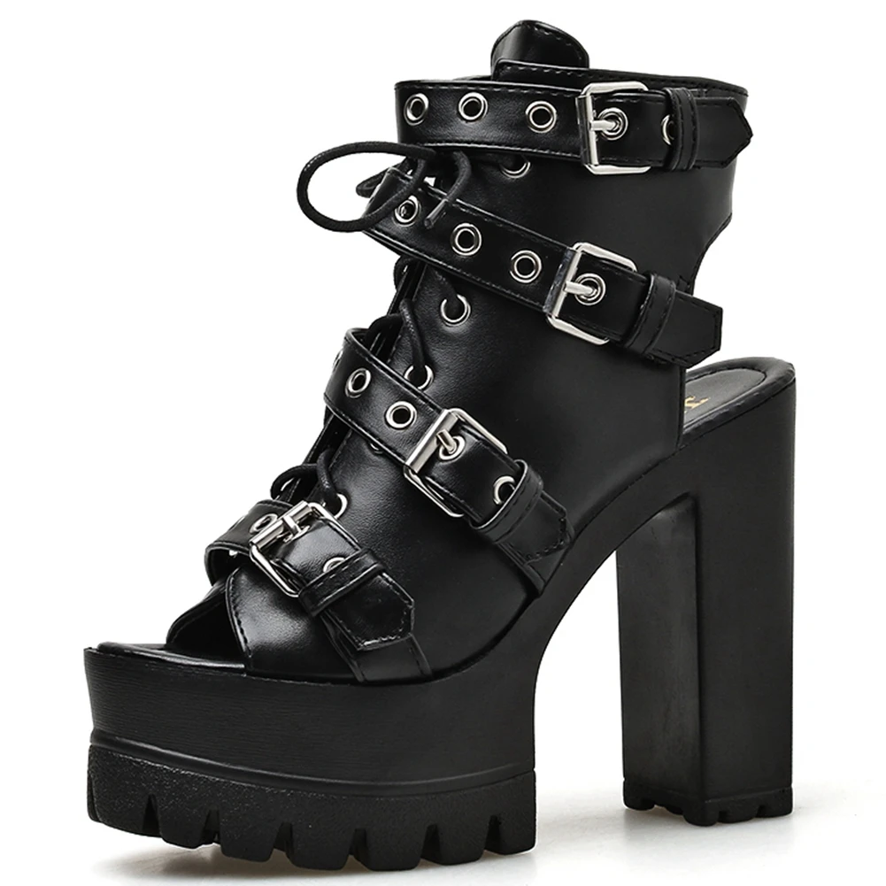 RIBETRINI Punk Cool Women Waterproof Platform Shoes Women Leisure Buckle Strap Fashion Sandals Street Style Sandals
RIBETRINI Punk Cool Women Waterproof Platform Shoes Women Leisure Buckle Strap Fashion Sandals Street Style Sandals