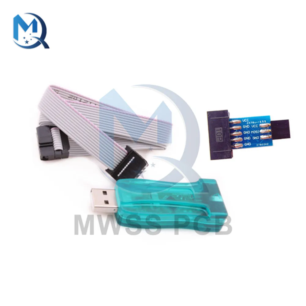 Atmega128 Atmega8 10 Pin To Standard 6 Pin Adapter Board Converter 5V USBASP ISP AVR USB Programmer Module With JATG Wire Case
Atmega128 Atmega8 10 Pin To Standard 6 Pin Adapter Board Converter 5V USBASP ISP AVR USB Programmer Module With JATG Wire Case