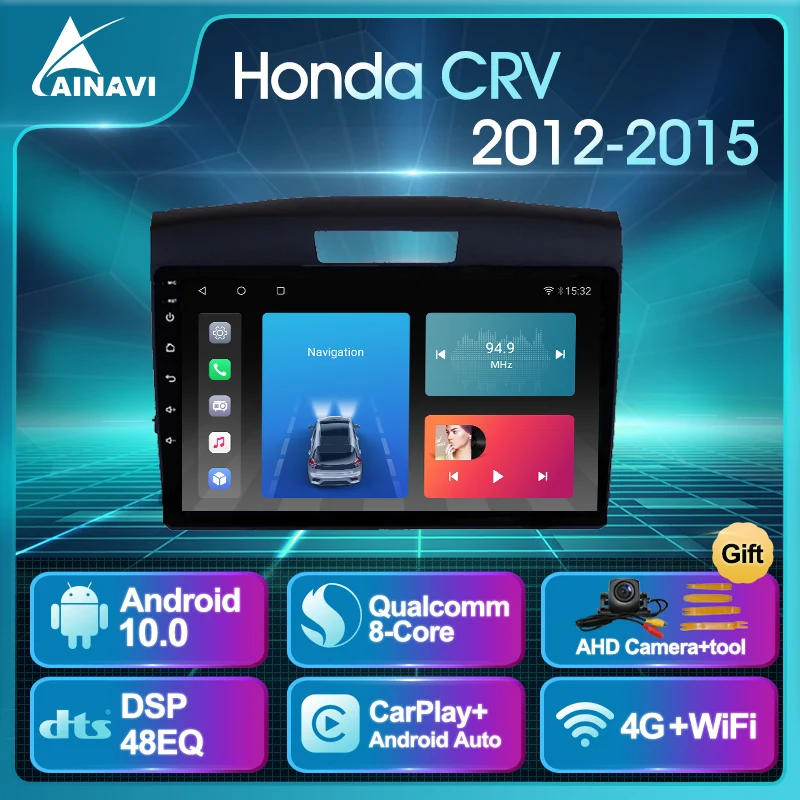 Автомобильный радиоприемник Android 10,0 AI Voice 6 + 128G QLED для Honda CRV 2012-2015 автомобильный стерео Мультимедийный видеоплеер навигация DSP Carplay
Автомобильный радиоприемник Android 10,0 AI Voice 6 + 128G QLED для Honda CRV 2012-2015 автомобильный стерео Мультимедийный видеоплеер навигация DSP Carplay