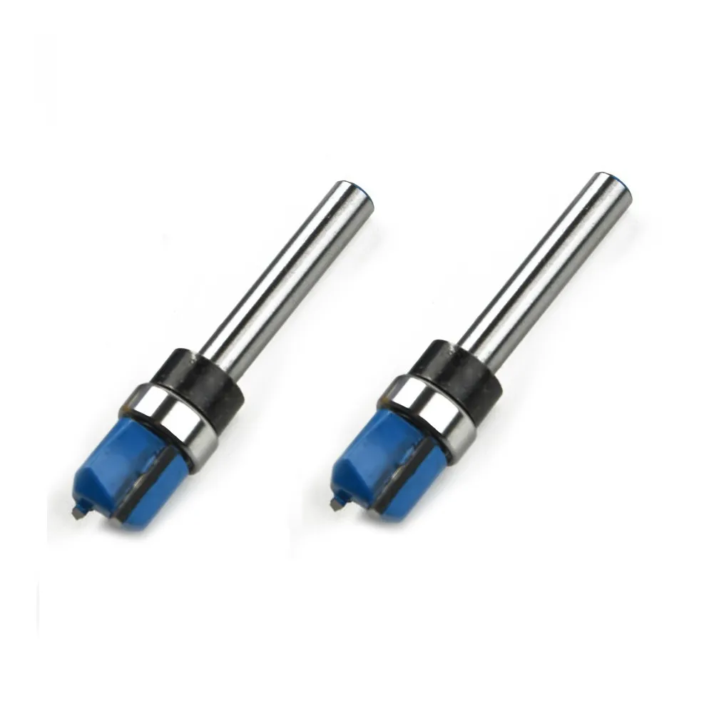 2pcs 1/4" Shank Template Trim Hinge Router Bit Straight End Mill Trimmer Cleaning Flush Trim Tenon Cutter For Woodworking
2pcs 1/4" Shank Template Trim Hinge Router Bit Straight End Mill Trimmer Cleaning Flush Trim Tenon Cutter For Woodworking