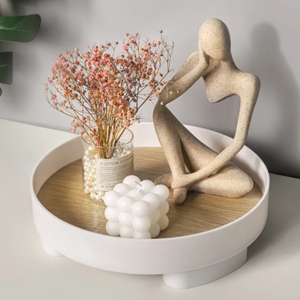Ins Nordic Plastic Round Storage Tray Tableware White Ring Tray Decorative Jewelry Desktop Wedding Serving Tray Home Decor
Ins Nordic Plastic Round Storage Tray Tableware White Ring Tray Decorative Jewelry Desktop Wedding Serving Tray Home Decor