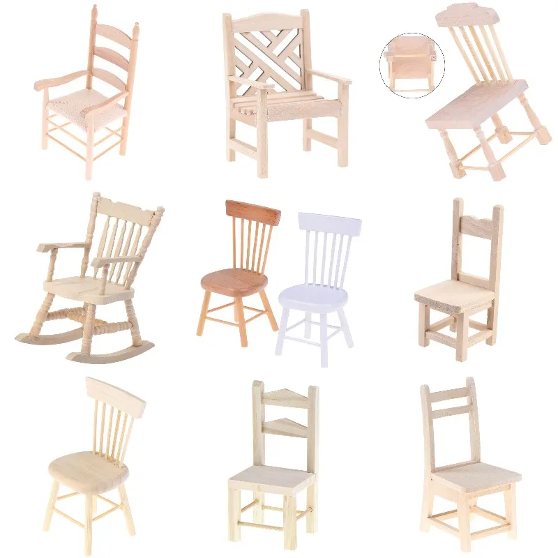 1:12 Dollhouse Furniture Miniature Wooden Chair Model Kitchen Chair Restaurant Chair Kids Pretend Play Toy Dollhouse Home Decor
1:12 Dollhouse Furniture Miniature Wooden Chair Model Kitchen Chair Restaurant Chair Kids Pretend Play Toy Dollhouse Home Decor