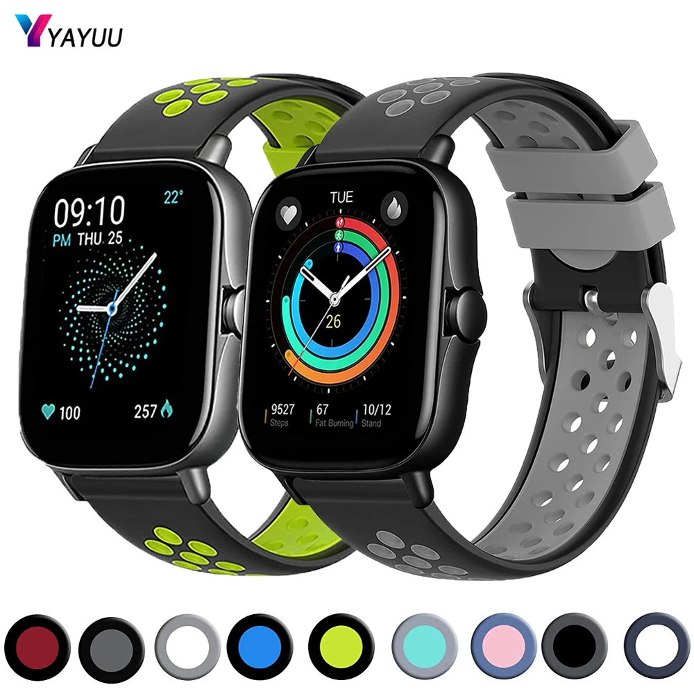 YAYUU 20 мм 22 мм ремешки для Amazfit GTR 42 мм/47 мм/2/2e силиконовый дышащий ремешок для Amazfit GTS 2 2e 2 Mini/Bip S Lite/Stratos 3
YAYUU 20 мм 22 мм ремешки для Amazfit GTR 42 мм/47 мм/2/2e силиконовый дышащий ремешок для Amazfit GTS 2 2e 2 Mini/Bip S Lite/Stratos 3