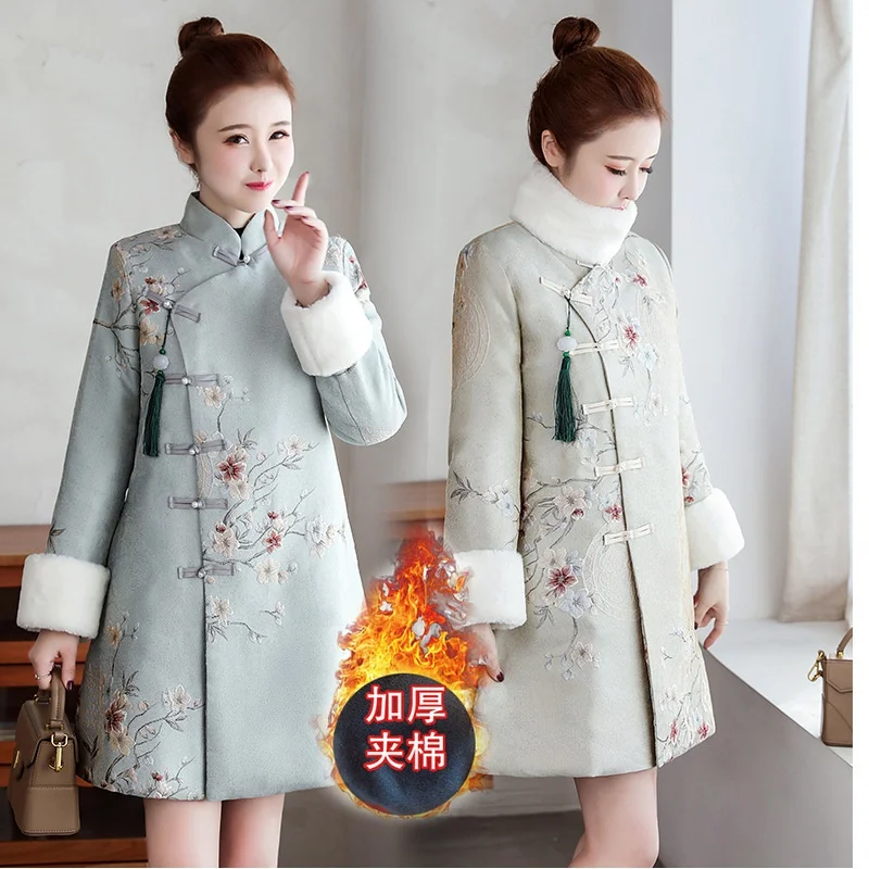 Traditional Chinese Oriental Dress Women Cheongsam Sexy Modern Chinese Dress Qi Pao Thick Female Winter Asian Dress
Traditional Chinese Oriental Dress Women Cheongsam Sexy Modern Chinese Dress Qi Pao Thick Female Winter Asian Dress