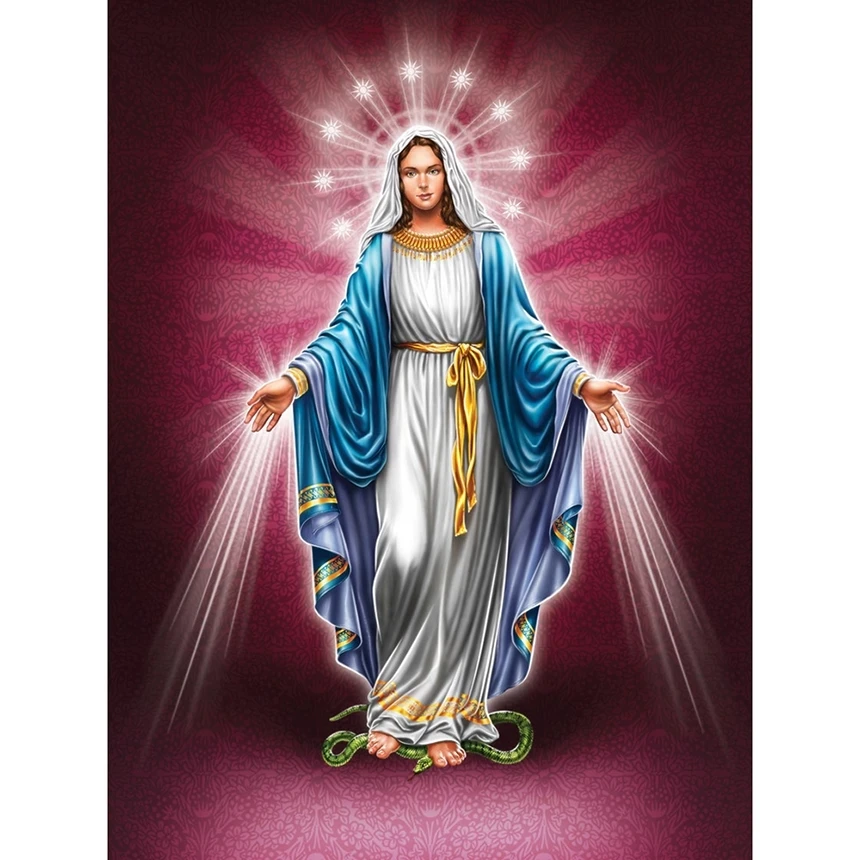 5D DIY Diamond Painting Full Square/Round Drill "Religious Madonna" 3D Rhinestone Embroidery Cross Stitch Gift Home Decor Gift
5D DIY Diamond Painting Full Square/Round Drill "Religious Madonna" 3D Rhinestone Embroidery Cross Stitch Gift Home Decor Gift