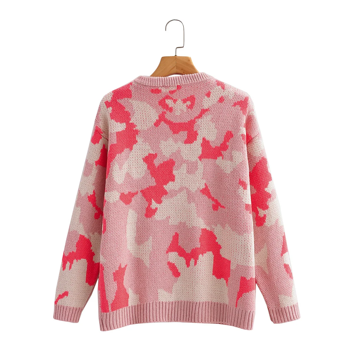 Toppies Casual Leopard Jacquard Knitted Sweater Women Loose Pullovers 2021 Autumn Female Jacket
Toppies Casual Leopard Jacquard Knitted Sweater Women Loose Pullovers 2021 Autumn Female Jacket