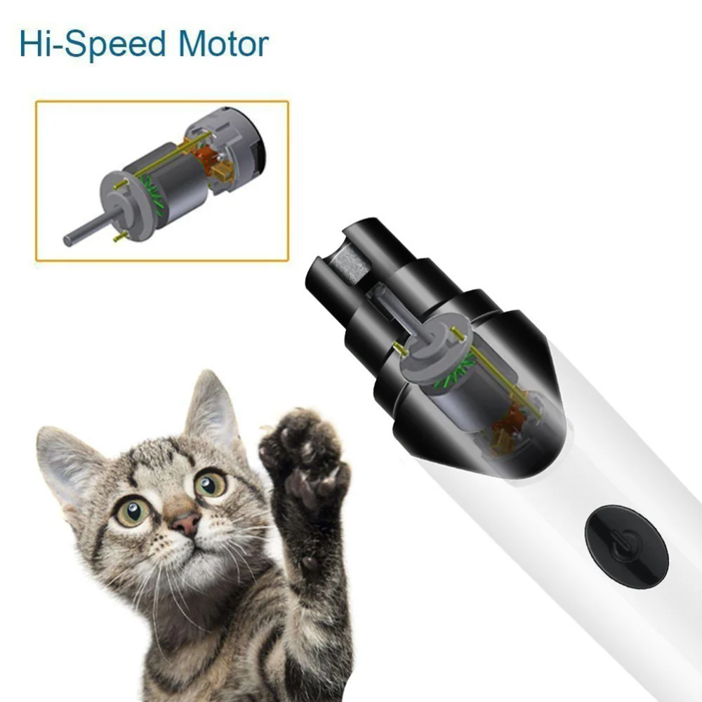 Pet Nail Drill Grinder Electric Pet Paw Nail Trimmer Clipper USB Powered for Dog Puppy Cat Kitty
Pet Nail Drill Grinder Electric Pet Paw Nail Trimmer Clipper USB Powered for Dog Puppy Cat Kitty