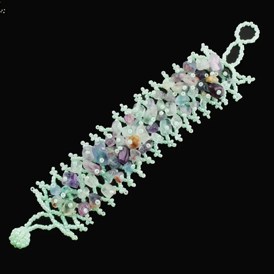 WOJIAER Natural Flourite Stone Weave Bracelets Chips 4~8mm Beads Stretch Adjustable Bracelet 7~7.5Inches Jewelry PK3026
WOJIAER Natural Flourite Stone Weave Bracelets Chips 4~8mm Beads Stretch Adjustable Bracelet 7~7.5Inches Jewelry PK3026