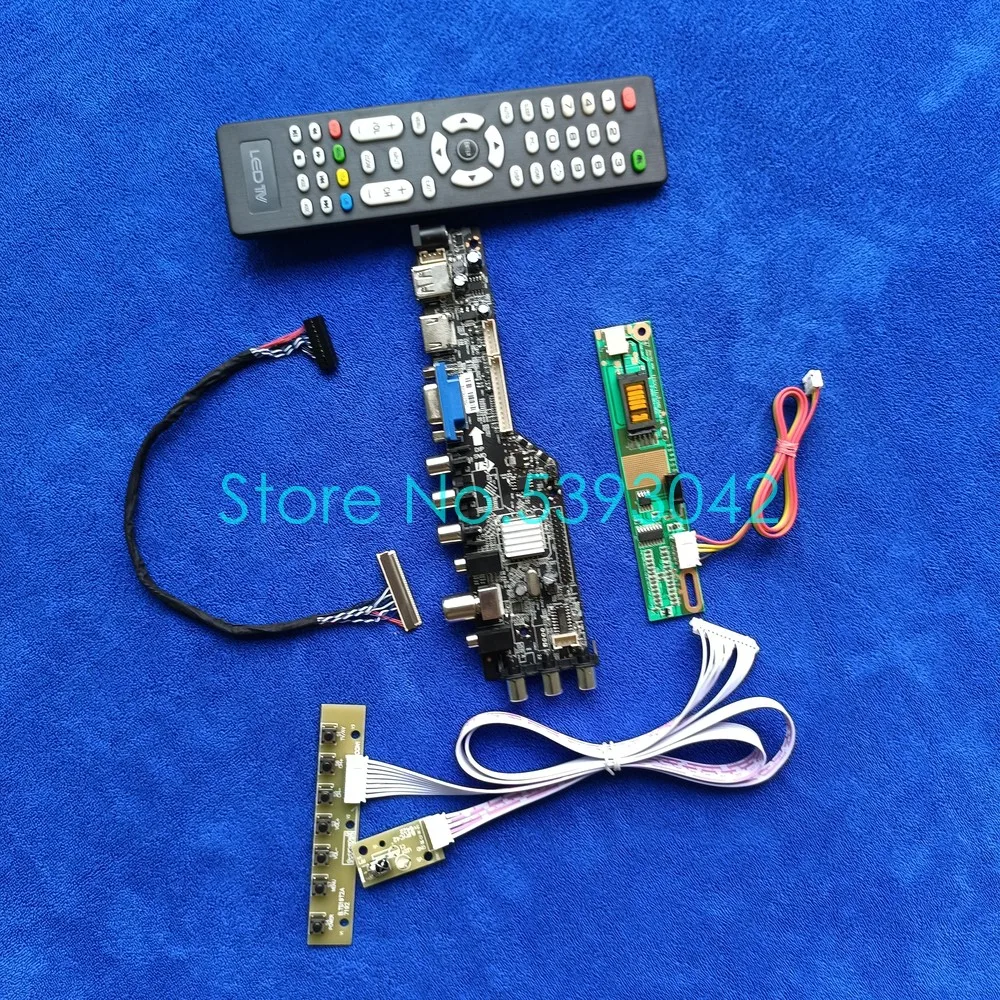 Цифровой сигнал DVB USB + VGA + AV 1CCFL LVDS 30-контактный 1280*800 ЖК Универсальный комплект платы контроллера для панели LTN154AT01/LTN154AT07
Цифровой сигнал DVB USB + VGA + AV 1CCFL LVDS 30-контактный 1280*800 ЖК Универсальный комплект платы контроллера для панели LTN154AT01/LTN154AT07