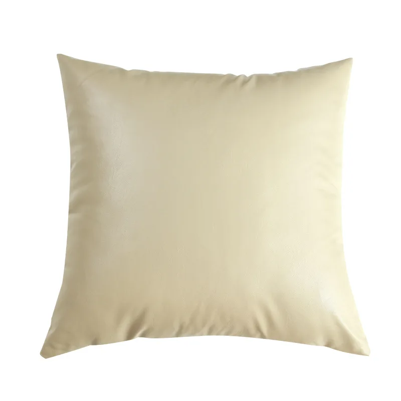 Pure Color PU Leather Pillowcase Soft Design Sofa Cushion Modern Minimalist Style Home Decoration Products Without Pillow Core
Pure Color PU Leather Pillowcase Soft Design Sofa Cushion Modern Minimalist Style Home Decoration Products Without Pillow Core