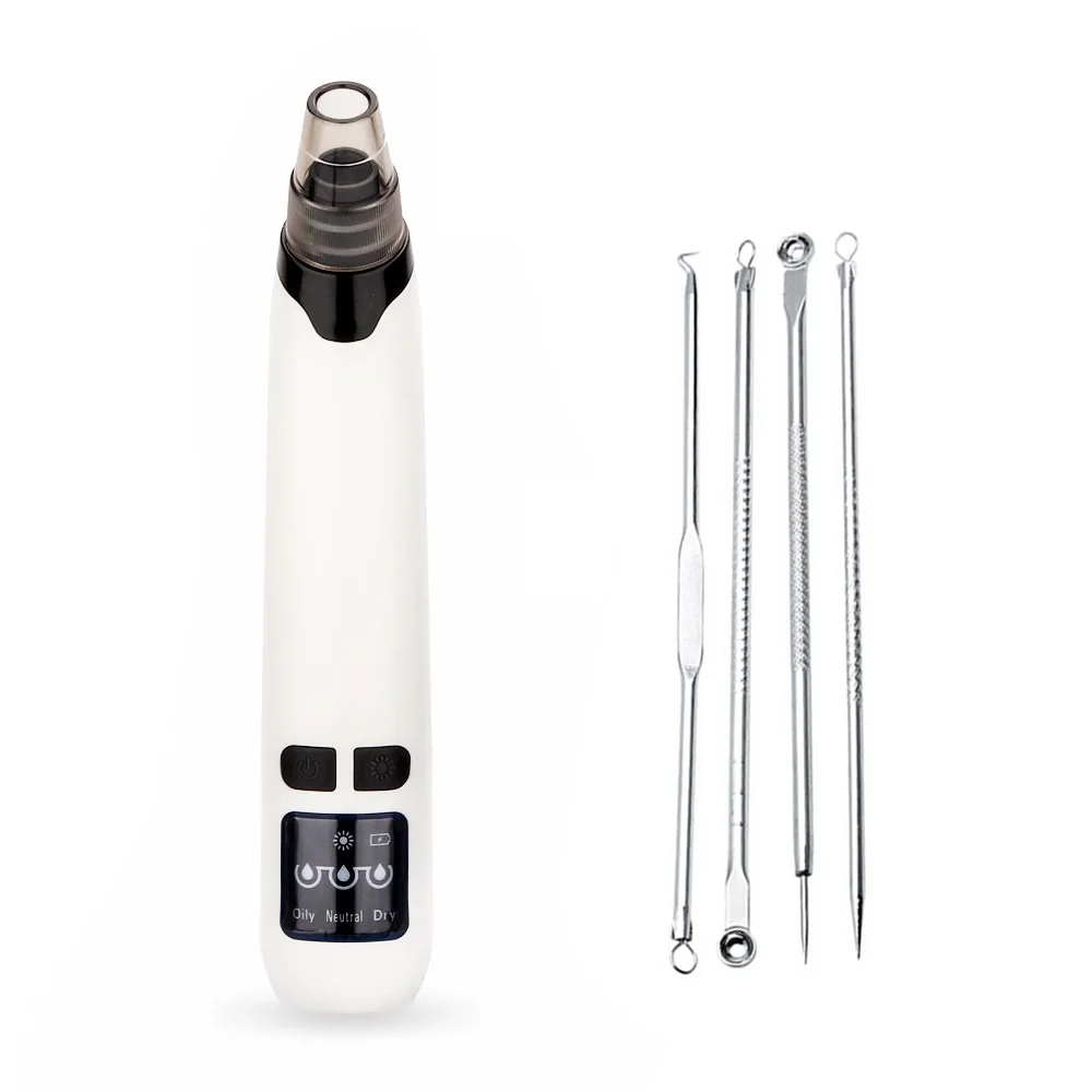 Face Nose Acne Black Dot Pimple Blackhead Remover Electric Blackhead Vacuum Cleaner Blackhead Extractor Tools with Acne Needles
Face Nose Acne Black Dot Pimple Blackhead Remover Electric Blackhead Vacuum Cleaner Blackhead Extractor Tools with Acne Needles