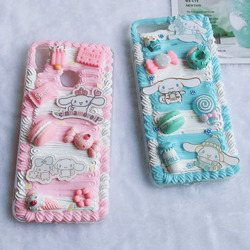 Чехол для iPhone 7/8 plus DIY iP 6/6s XS XR 3D Cinnamoroll чехол телефона MAX милый кремовый с собакой
