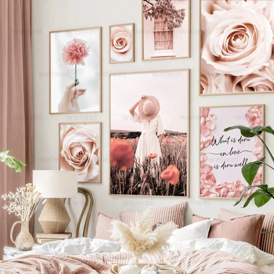 Rose Cat Fresh Flower Field Quote Modern Wall Art Canvas Painting Posters and Prints Living Room Decor Nordic Style Decoration
Rose Cat Fresh Flower Field Quote Modern Wall Art Canvas Painting Posters and Prints Living Room Decor Nordic Style Decoration