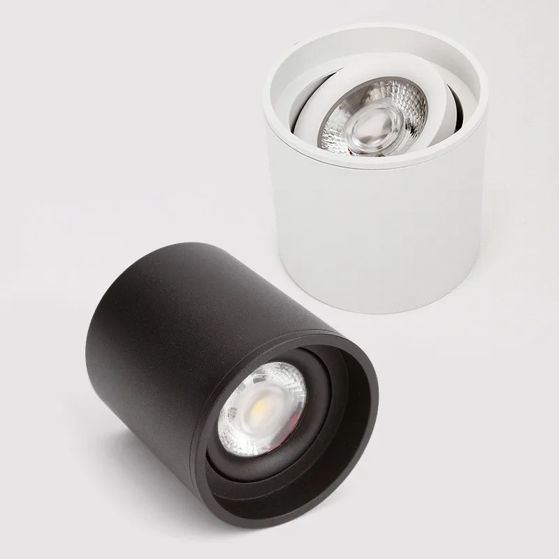 Adjustable Surface Mounted COB Downlights 9W/12W/15W/20W Dimmable LED Ceiling lamps Nordic Spot Lights Household AC90-260V
Adjustable Surface Mounted COB Downlights 9W/12W/15W/20W Dimmable LED Ceiling lamps Nordic Spot Lights Household AC90-260V