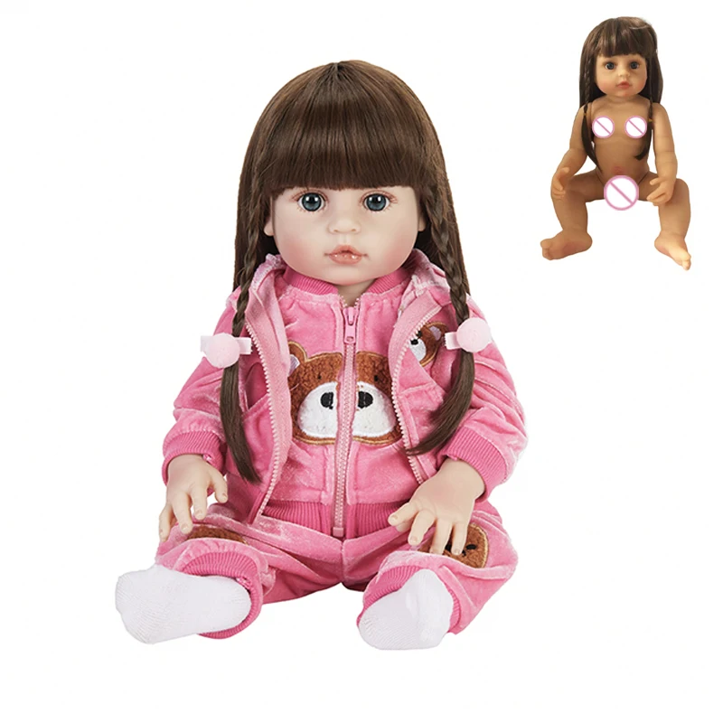 55 см Bebe Reborn Baby Doll для всего тела силиконовые игрушки для девочек образа жизни BJD коричневый глаза куклы с одеждой детские игрушки подарок
55 см Bebe Reborn Baby Doll для всего тела силиконовые игрушки для девочек образа жизни BJD коричневый глаза куклы с одеждой детские игрушки подарок