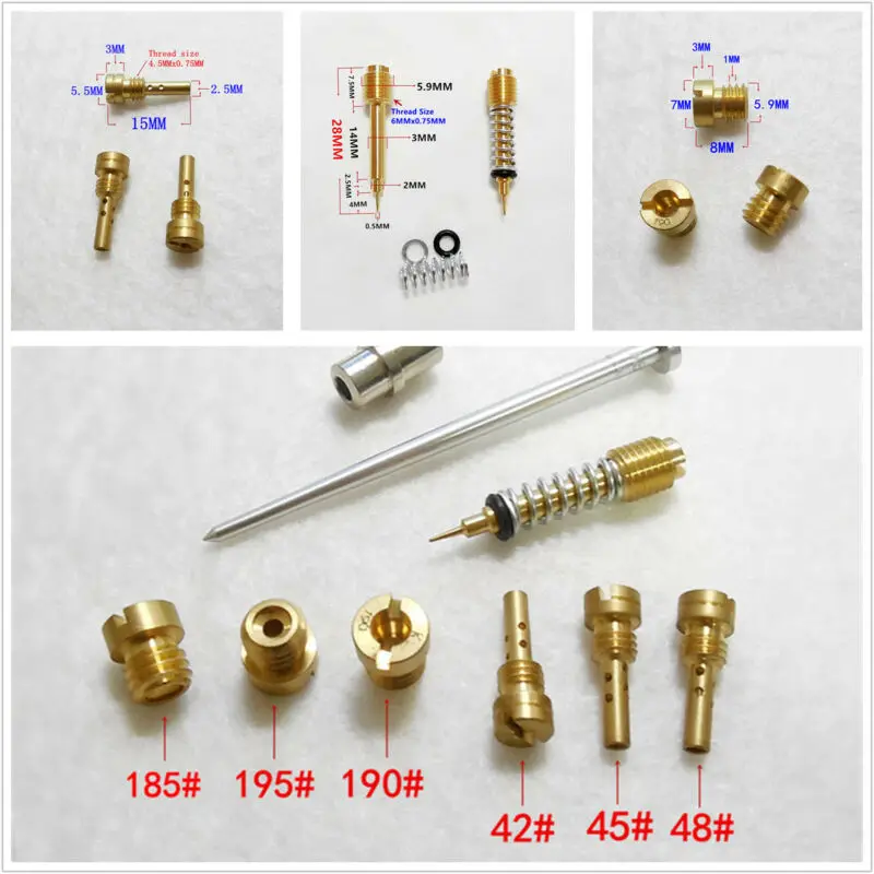 Car Accessories Carburetor Carb Repair Kit Set For 883 CV Type XLH883 Main + Pilot Jet Carburetor Main Jet Kit
Car Accessories Carburetor Carb Repair Kit Set For 883 CV Type XLH883 Main + Pilot Jet Carburetor Main Jet Kit