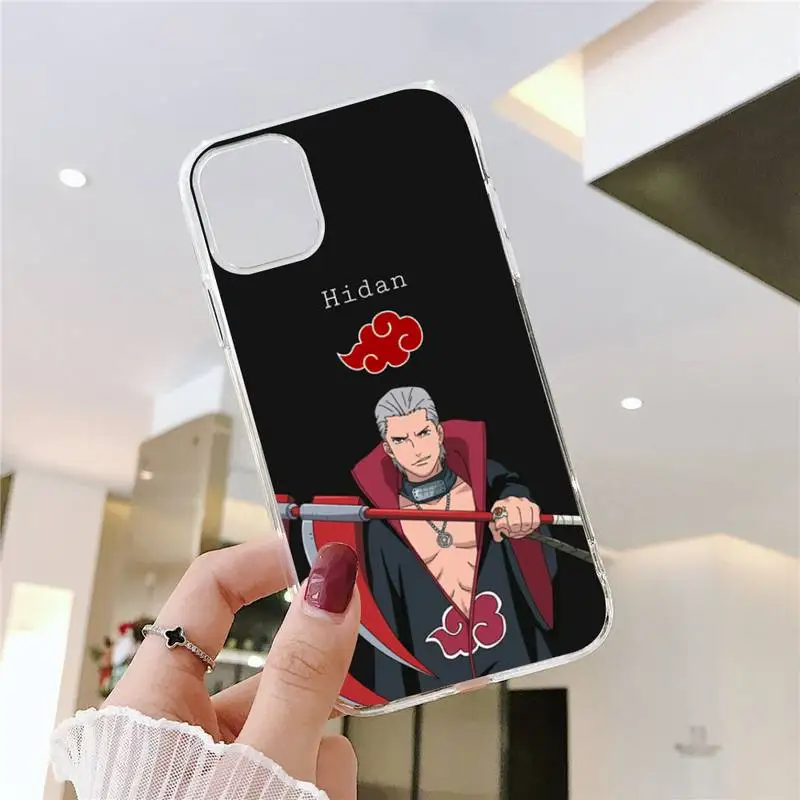 Anime Hidan Akatsuki naruto Phone Case Transparent for iPhone 11 12 mini pro XS MAX 8 7 6 6S Plus X 5S SE 2020 XR
Anime Hidan Akatsuki naruto Phone Case Transparent for iPhone 11 12 mini pro XS MAX 8 7 6 6S Plus X 5S SE 2020 XR