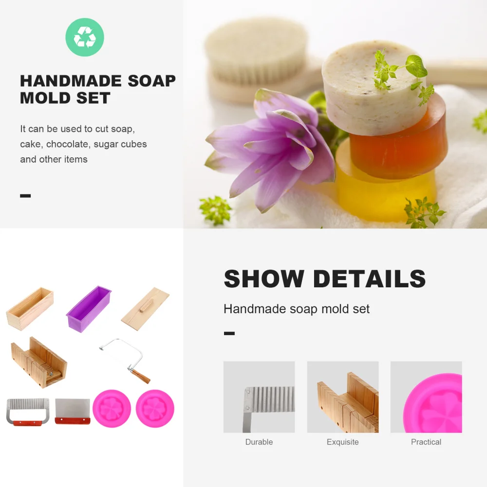 1 Set Portable Soap Cutter Soap Mold Cutter Soao Making Mold DIY Soap Accessories
1 Set Portable Soap Cutter Soap Mold Cutter Soao Making Mold DIY Soap Accessories