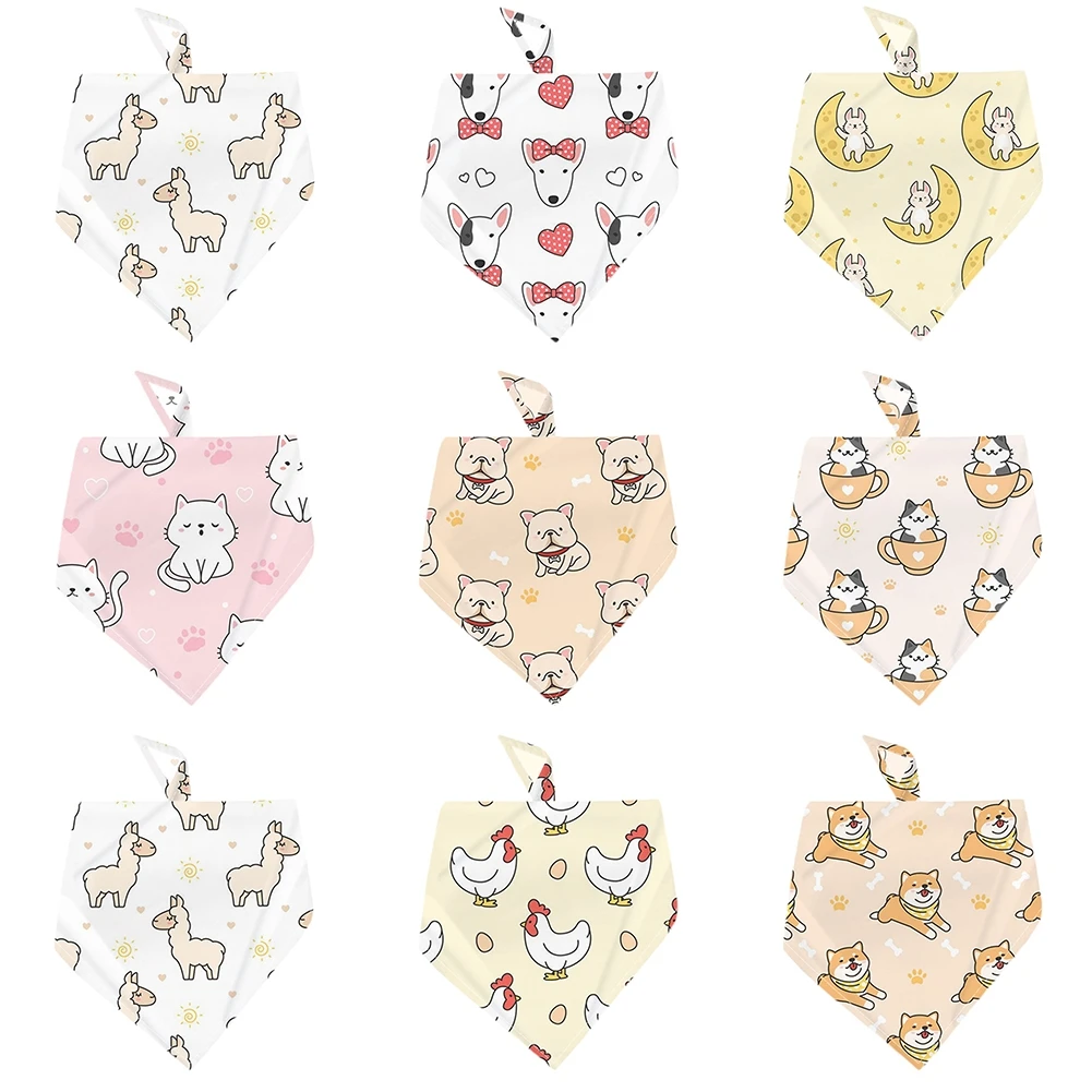 NEW 2021 Adjustable Pet Dog Bandana Collar Neckerchief Cute cat and corgi Pattern Banana Triangle Neck Scarf
NEW 2021 Adjustable Pet Dog Bandana Collar Neckerchief Cute cat and corgi Pattern Banana Triangle Neck Scarf
