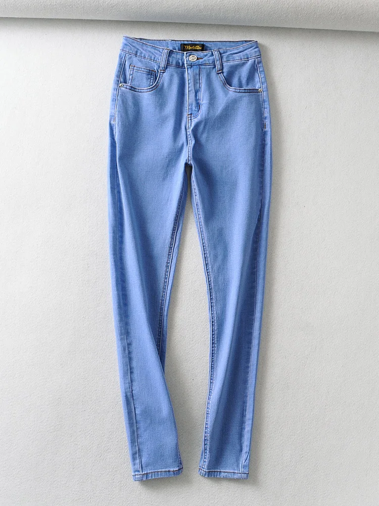 Plus Size Spring Autumn Slim Jeans For Women Skinny High Waist Woman Stretch Waist Slim Female Trousers Denim Pencil Pants
Plus Size Spring Autumn Slim Jeans For Women Skinny High Waist Woman Stretch Waist Slim Female Trousers Denim Pencil Pants