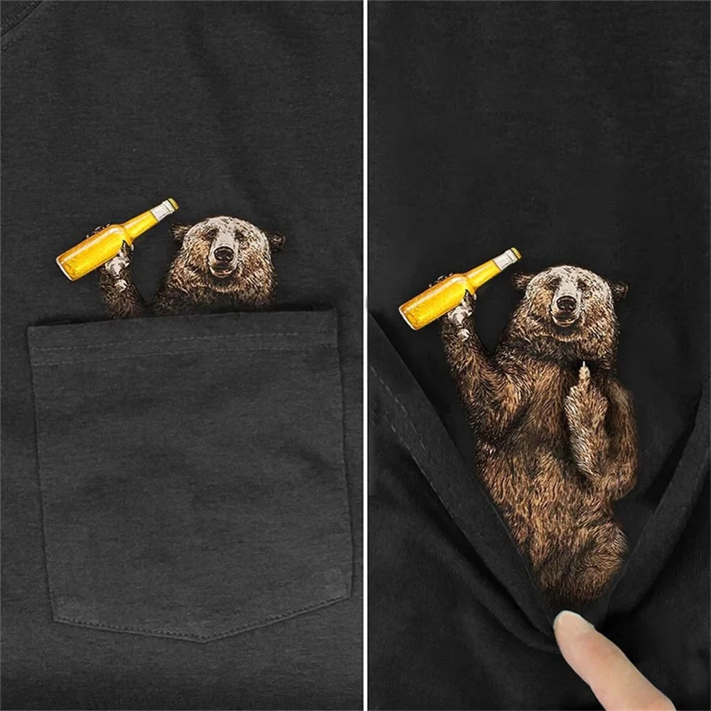 Fiishimi power new fashion pet film bears pocket t-shirts interesting harajuku women summer leisure men's short-sleeved cotton t
Fiishimi power new fashion pet film bears pocket t-shirts interesting harajuku women summer leisure men's short-sleeved cotton t