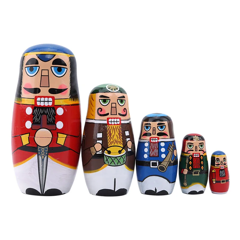 Best Sale 5 Pcs/Set Walnut Russian Dolls Hand Painted Home Decor Birthday Gifts Baby Toys Nesting Dolls Wooden Matryoshka
Best Sale 5 Pcs/Set Walnut Russian Dolls Hand Painted Home Decor Birthday Gifts Baby Toys Nesting Dolls Wooden Matryoshka
