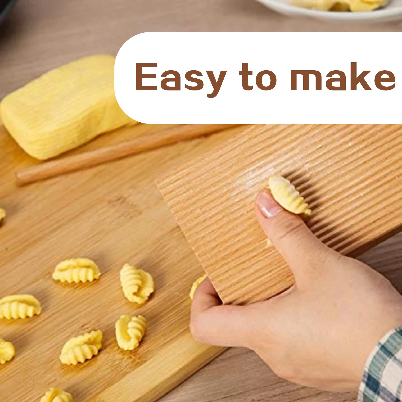 Noodles Wooden Butter Table And Popsicles Easily Make Authentic Homemade Pasta And Non-stick Butter Pasta Board Gnocchi Roller
Noodles Wooden Butter Table And Popsicles Easily Make Authentic Homemade Pasta And Non-stick Butter Pasta Board Gnocchi Roller