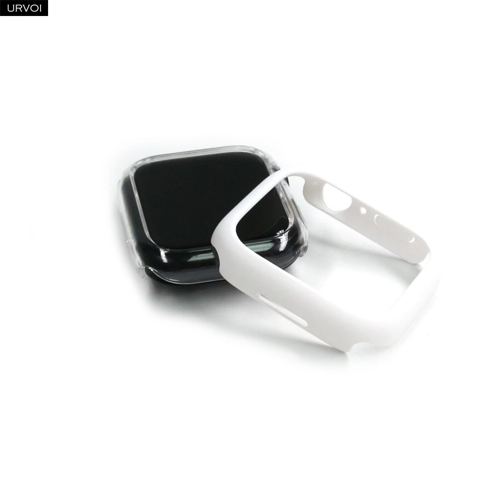 Яркий чехол URVOI для apple watch series 7 6 SE 5 4 3 2 1 цветной защитный iWatch ультратонкая