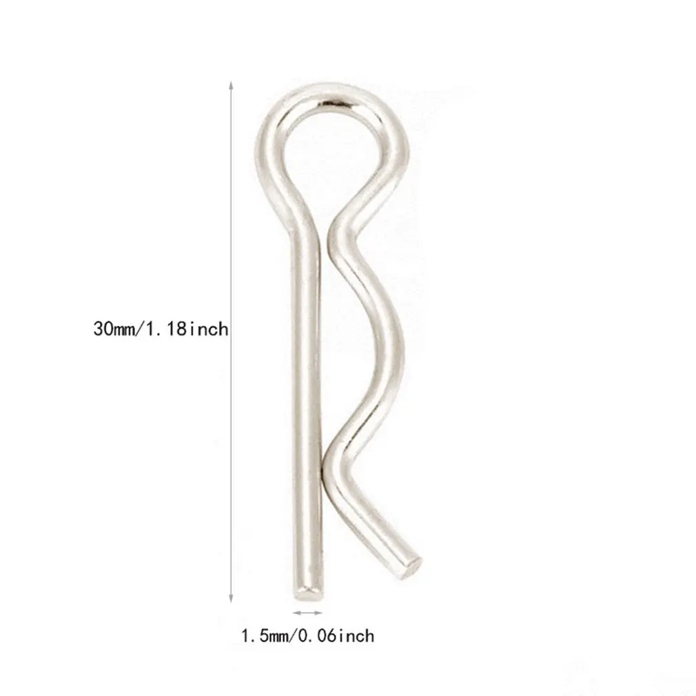 Universal Stainless Steel Body Shell R Clips Pin For 1/8 RC Model Car For HSP Redcat HPI Himoto Spare Parts
Universal Stainless Steel Body Shell R Clips Pin For 1/8 RC Model Car For HSP Redcat HPI Himoto Spare Parts