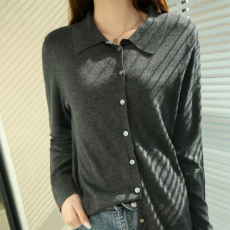 Hot Sale Women Jackets 2021 New Arrival Cardigans 100% Wool Long sleeve Knitwears ladies Shirt Collar Sweaters
Hot Sale Women Jackets 2021 New Arrival Cardigans 100% Wool Long sleeve Knitwears ladies Shirt Collar Sweaters