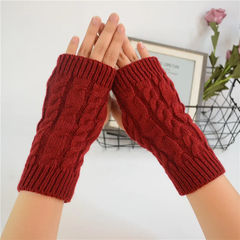 High Quality Women Gloves Stylish Hand Warmer Winter Gloves Women Arm Crochet Knitting Faux Wool Mitten Warm Fingerless Gloves
High Quality Women Gloves Stylish Hand Warmer Winter Gloves Women Arm Crochet Knitting Faux Wool Mitten Warm Fingerless Gloves