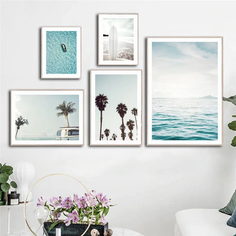 Blue Beach Surfing Nordic Posters And Prints Wall Art Canvas Painting Coconut Tree Sea Wall Pictures Living Room Home Decor
Blue Beach Surfing Nordic Posters And Prints Wall Art Canvas Painting Coconut Tree Sea Wall Pictures Living Room Home Decor