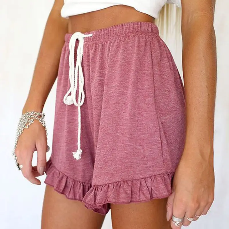Ruffles High Waist Shorts Women Casual Drawstring Summer Shorts Loose Elastic Waist Home Shorts Fashion Ruffles Shorts Female
Ruffles High Waist Shorts Women Casual Drawstring Summer Shorts Loose Elastic Waist Home Shorts Fashion Ruffles Shorts Female