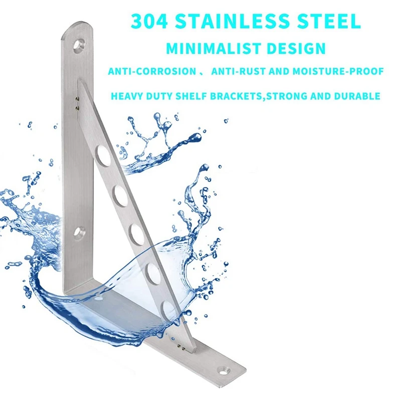 Stainless Steel Solid Bracket Desktop Support L-Shaped Bracket Removable Shelf Bracket
Stainless Steel Solid Bracket Desktop Support L-Shaped Bracket Removable Shelf Bracket