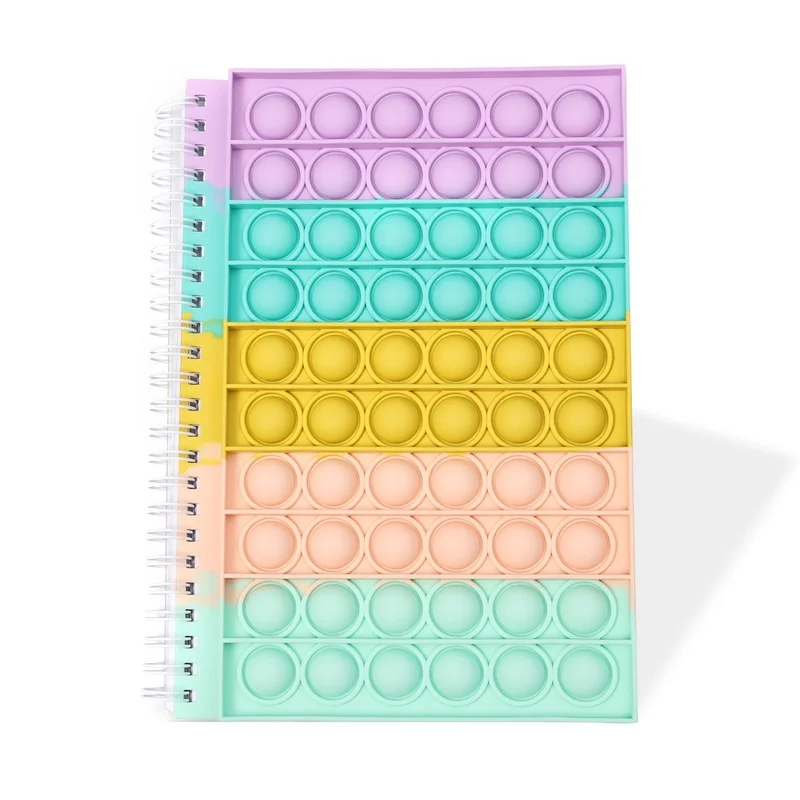 Silicone Fingertip Notebook POP ITS Fidget Toys Decompression Push Bubble Notepad Anti-compression Flat Children's Toy
Silicone Fingertip Notebook POP ITS Fidget Toys Decompression Push Bubble Notepad Anti-compression Flat Children's Toy