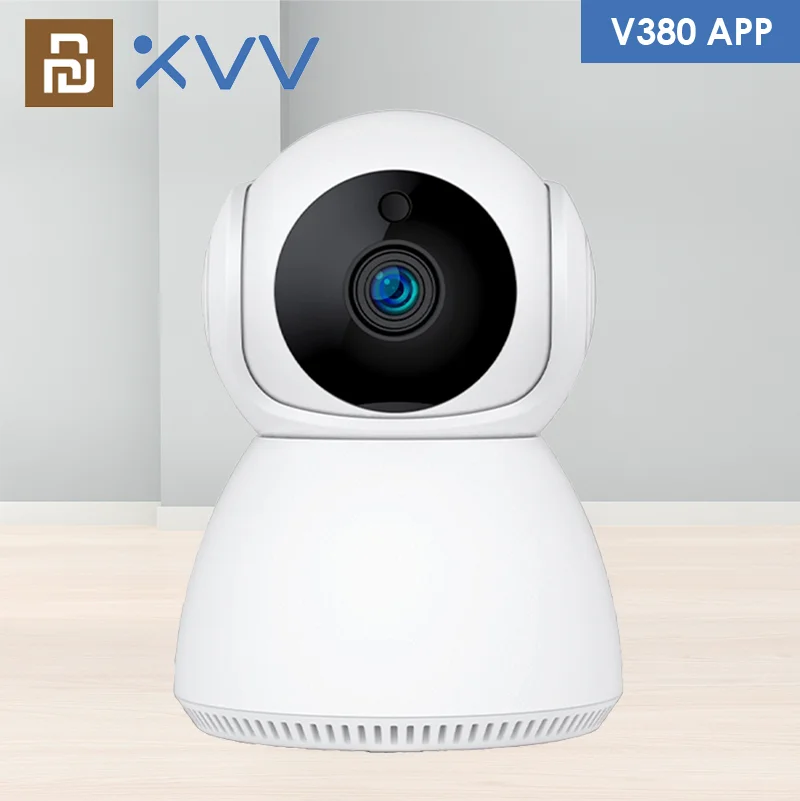 Фото Xiaovv Q8 1080P IP камера Wifi Детский Монитор 360 ° панорамная PTZ беспроводная веб V380 ночное