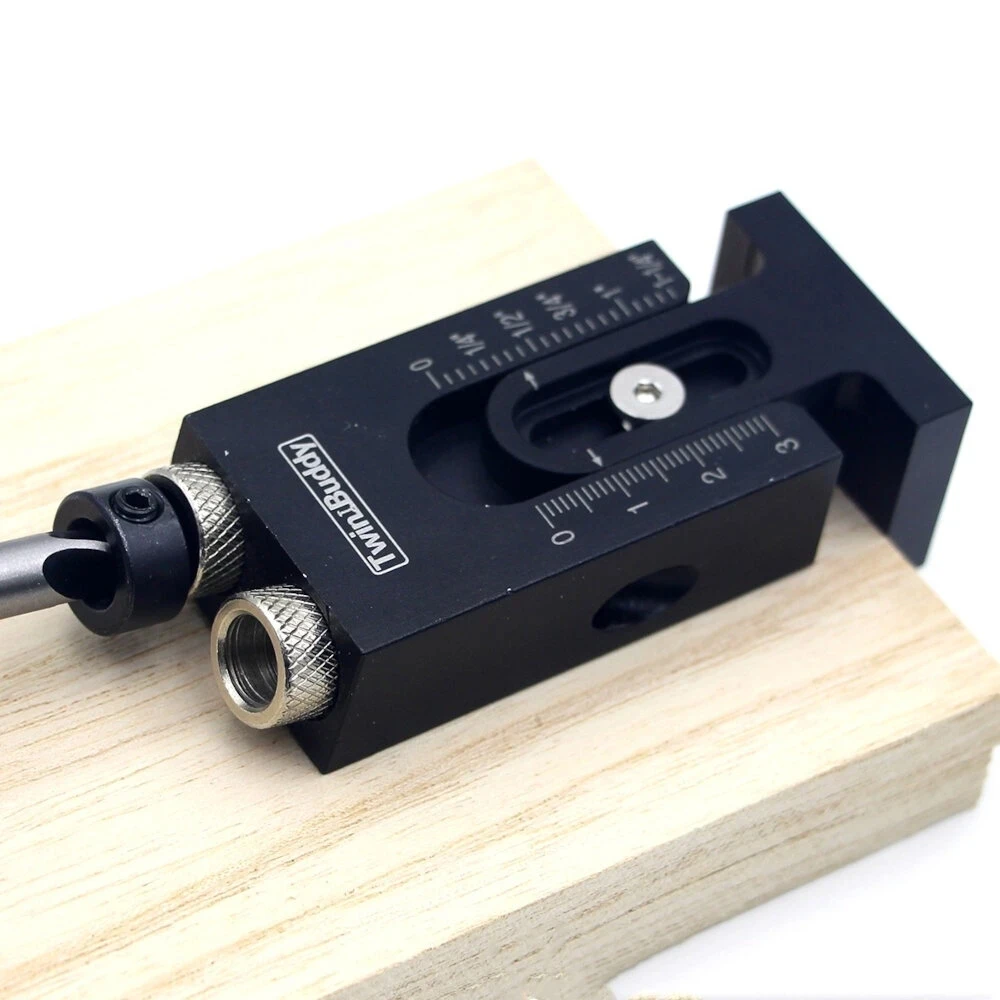 Pocket Hole Jig Woodworking Self Clamp System Drill Guide with Pocket Hole Drill Bit Screwdriver and Screws for Woodworking DIY
Pocket Hole Jig Woodworking Self Clamp System Drill Guide with Pocket Hole Drill Bit Screwdriver and Screws for Woodworking DIY