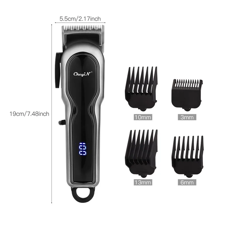 CkeyiN Barber Hair Trimmer Cord/Cordless Electric Hair Clipper for Men Adjustable Blade Haircut Kit LCD Display Rechargeable 50
CkeyiN Barber Hair Trimmer Cord/Cordless Electric Hair Clipper for Men Adjustable Blade Haircut Kit LCD Display Rechargeable 50