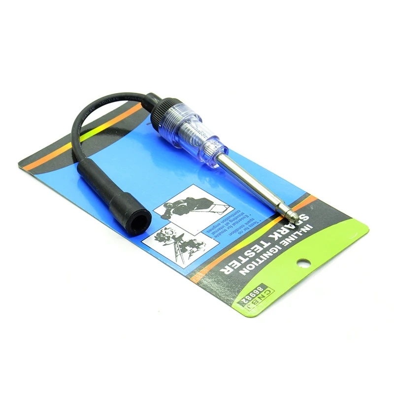 Car Spark Plug Tester Ignition 12V In-Line Ignition Spark Tester Wire Spark Test for Toyota and More Cars
Car Spark Plug Tester Ignition 12V In-Line Ignition Spark Tester Wire Spark Test for Toyota and More Cars