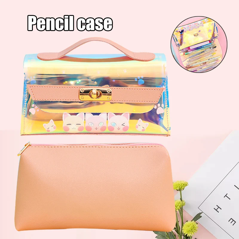 Holographic Makeup Cosmetic Bag Iridescent Large Makeup Pouch Travel Organizer Pencil Case 2pcs Set NC99
Holographic Makeup Cosmetic Bag Iridescent Large Makeup Pouch Travel Organizer Pencil Case 2pcs Set NC99