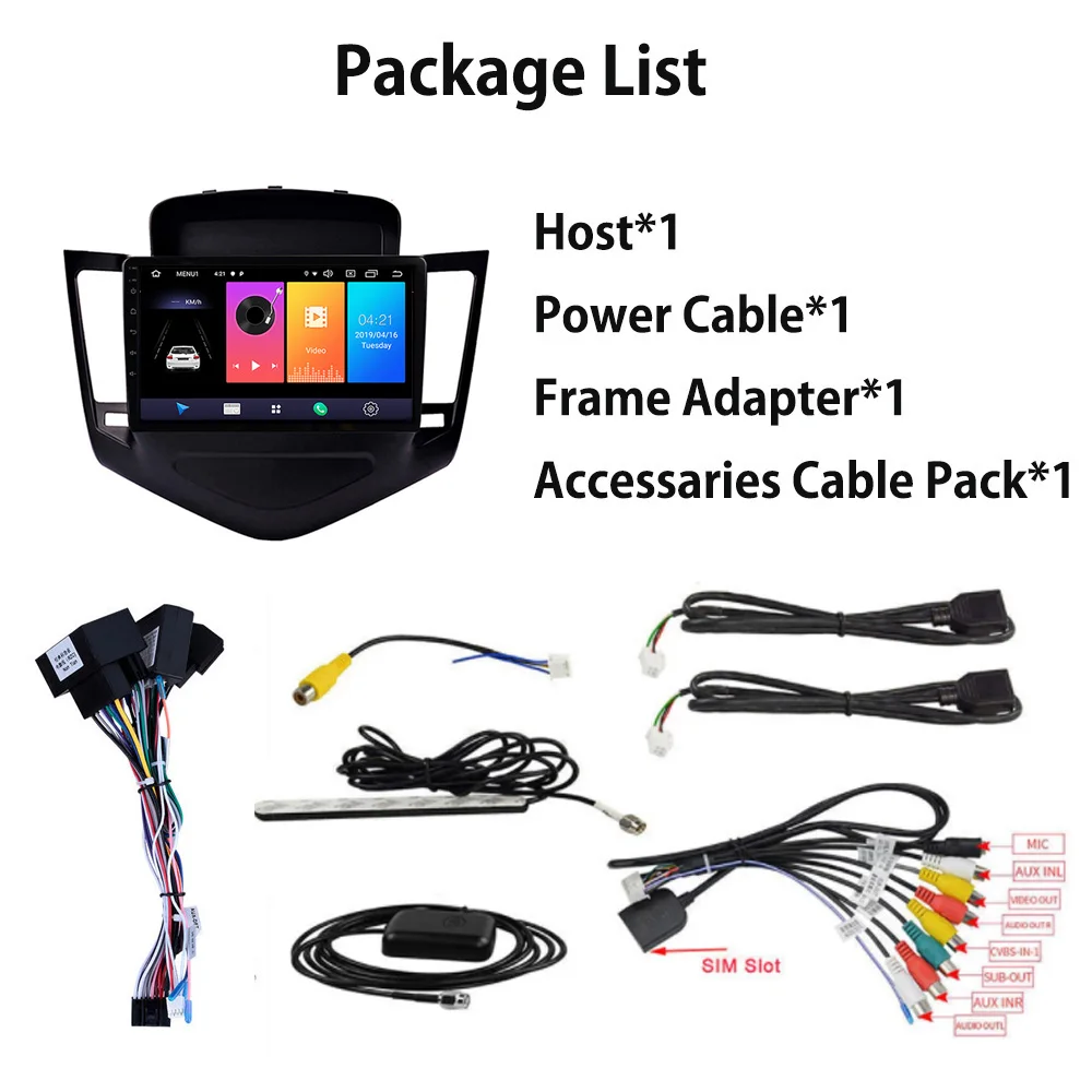 Android 9.0 Car Radio Multimidia Video Player Navigation GPS For Chevrolet Cruze 2009-2014 WIFI 4G 2GB+32GB Mirror Link Carplay
Android 9.0 Car Radio Multimidia Video Player Navigation GPS For Chevrolet Cruze 2009-2014 WIFI 4G 2GB+32GB Mirror Link Carplay