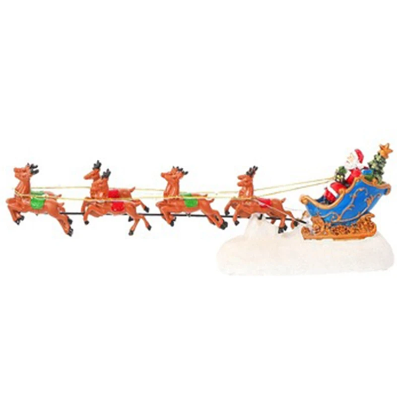 Sleigh and Reindeer Assortment Christmas Decoration Reindeer Car with Musical LED Light UP Holiday Figurine
Sleigh and Reindeer Assortment Christmas Decoration Reindeer Car with Musical LED Light UP Holiday Figurine