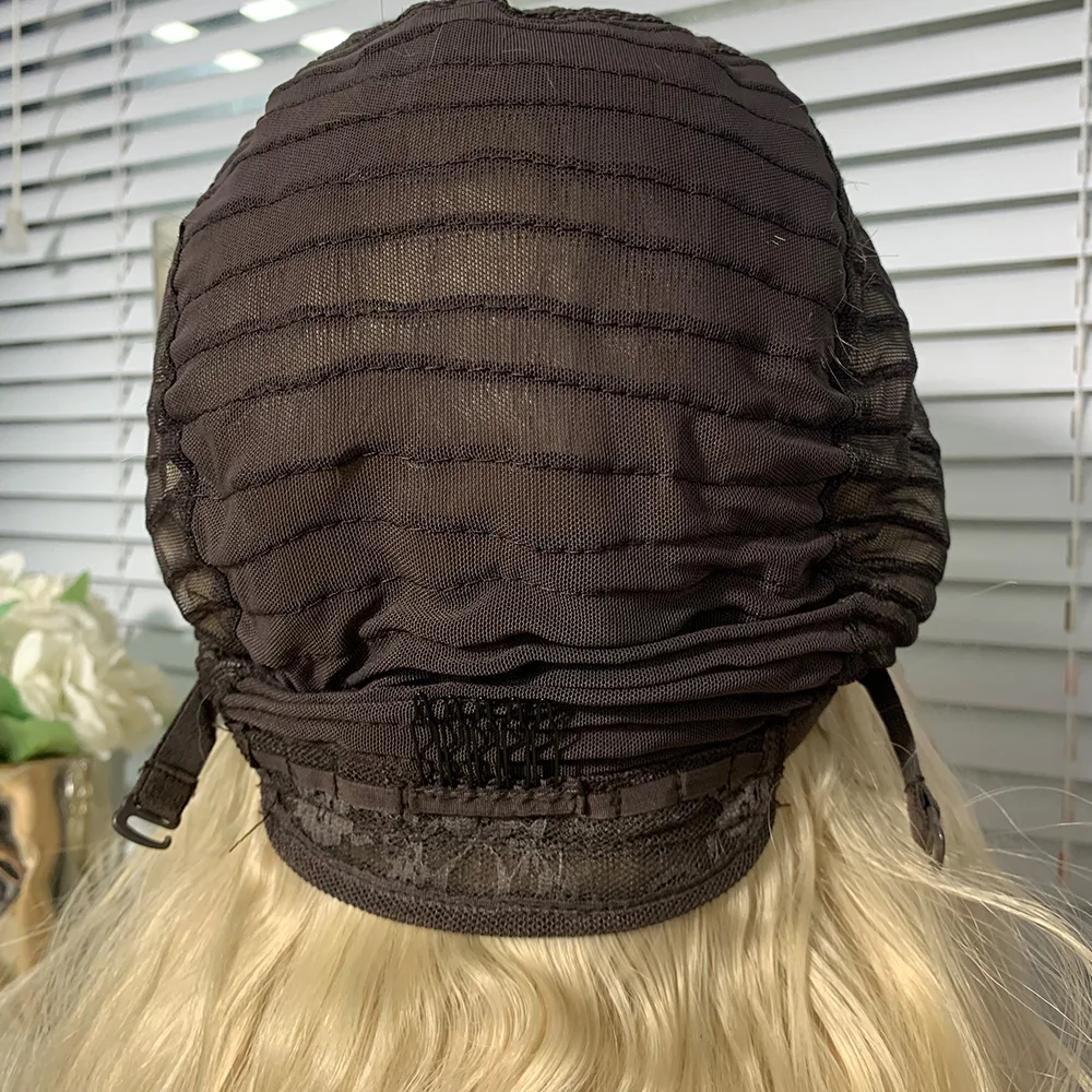 Ombre Blonde Body Wave 22 Inches Long Synthetic Lace Wigs Natural Wavy Middle Part Daily Use Pre Plucked Glueless Wigs For Women
Ombre Blonde Body Wave 22 Inches Long Synthetic Lace Wigs Natural Wavy Middle Part Daily Use Pre Plucked Glueless Wigs For Women