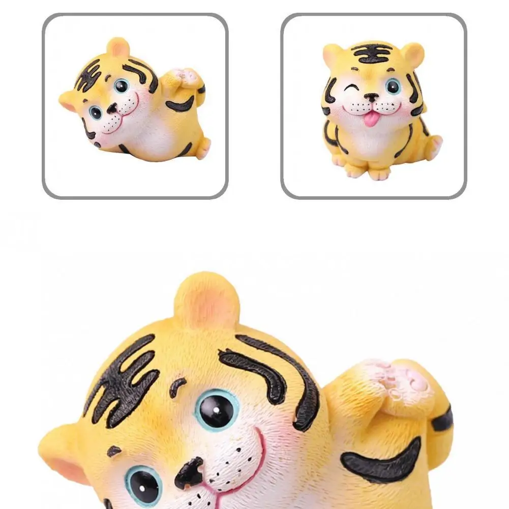 Multi-purpose Practical Tiger Little Figurine Crafts Decor Small Size Tiger Figurine Creative for Home
Multi-purpose Practical Tiger Little Figurine Crafts Decor Small Size Tiger Figurine Creative for Home