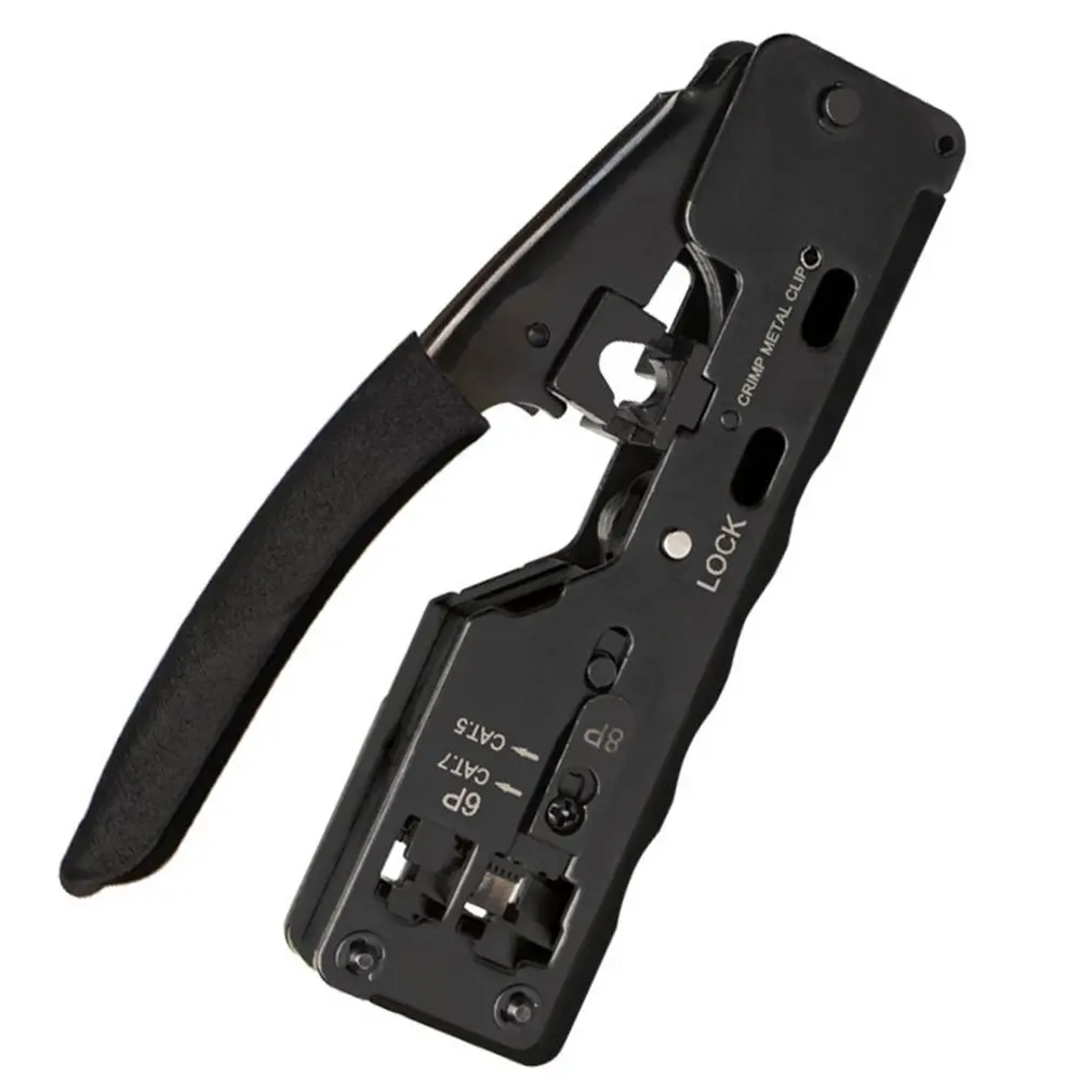 6P8P Dual-purpose Network Tool Crimping Wire Network Cable Pliers Modular Connector Ethernet Cable Crimping Tool
6P8P Dual-purpose Network Tool Crimping Wire Network Cable Pliers Modular Connector Ethernet Cable Crimping Tool
