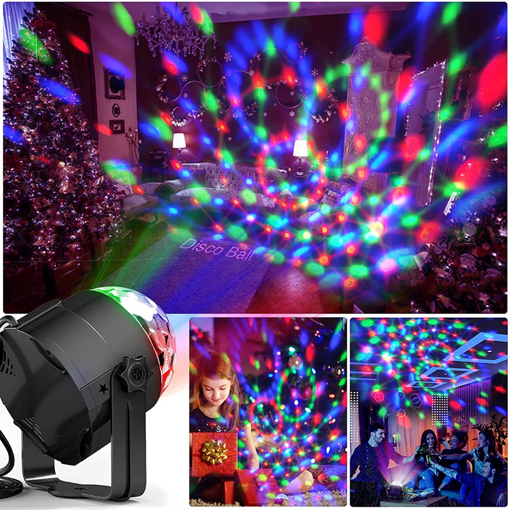 Светодиодный сценический RGB-прожектор вращающийся миниатюрный лазерный