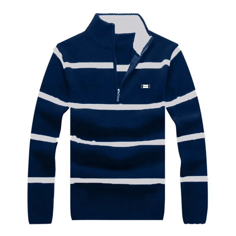 Brand 100% Cotton Mens Pullover Sweaters Autumn Winter Casual knitwear Male Striped Half Turtleneck Classic Men's Sweaters 8502
Brand 100% Cotton Mens Pullover Sweaters Autumn Winter Casual knitwear Male Striped Half Turtleneck Classic Men's Sweaters 8502